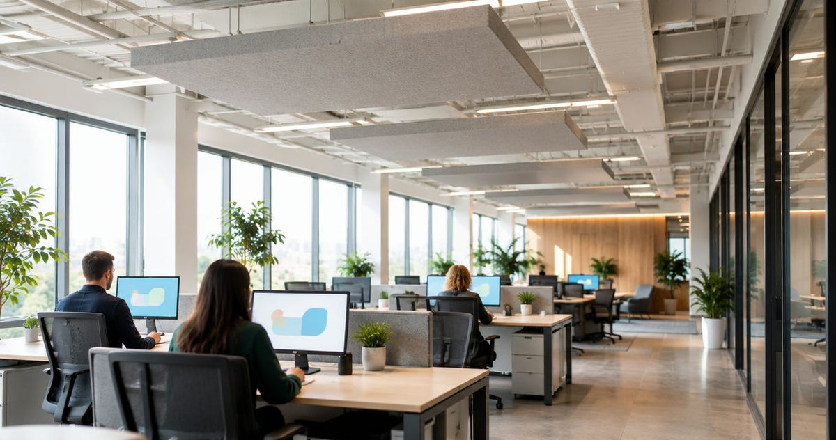 Best ceiling rafts for open-plan office noise