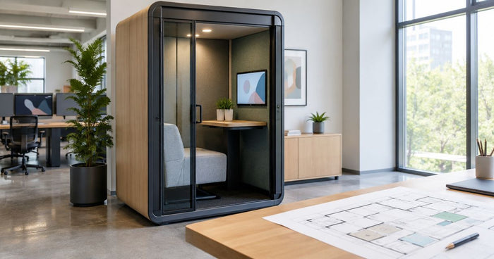 How to add an office pod to your office floor plan