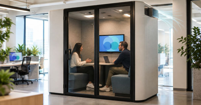 Do office meeting pods need ventilation?