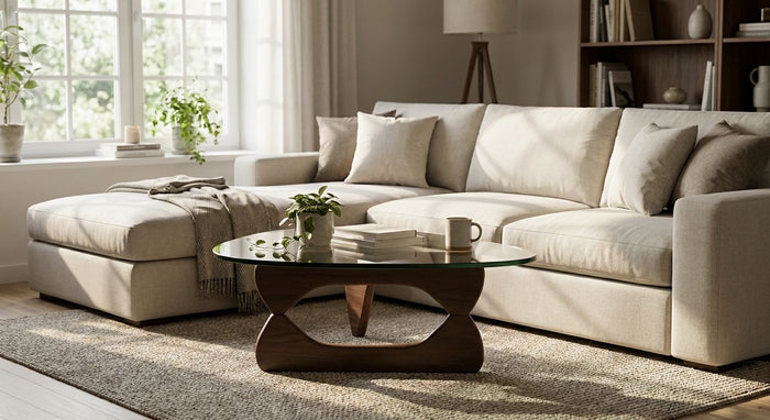 Noguchi Coffee Table Dupe for L-Shaped Sofas: Buying Guide