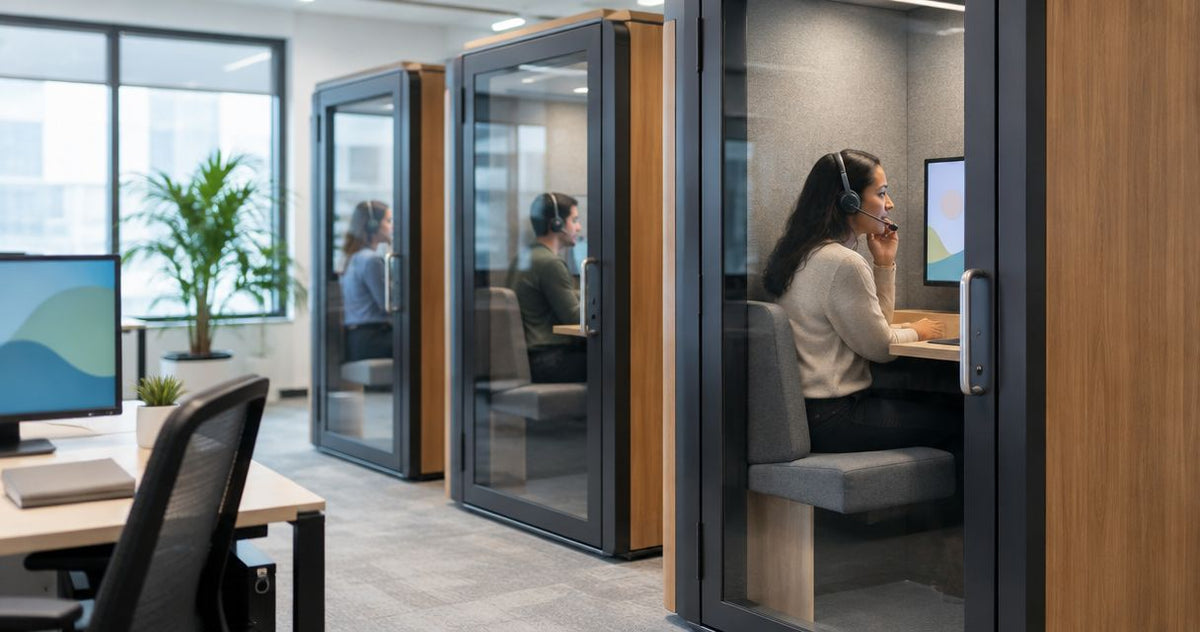 Office pods for call centres and customer service teams