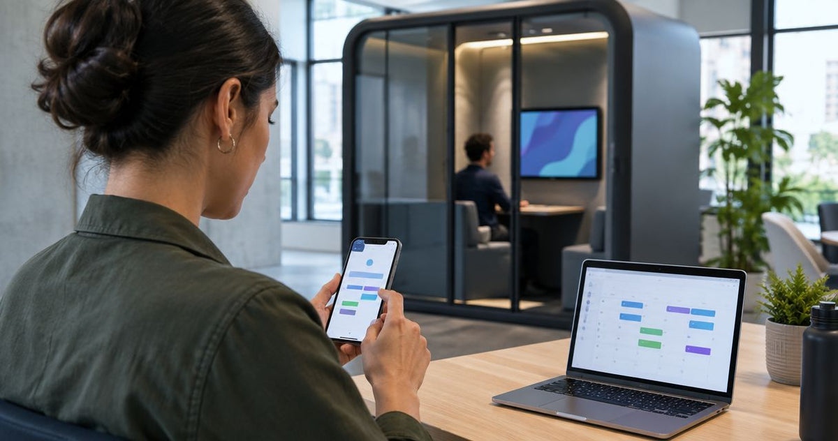 How to connect an office meeting pod to your room booking calendar