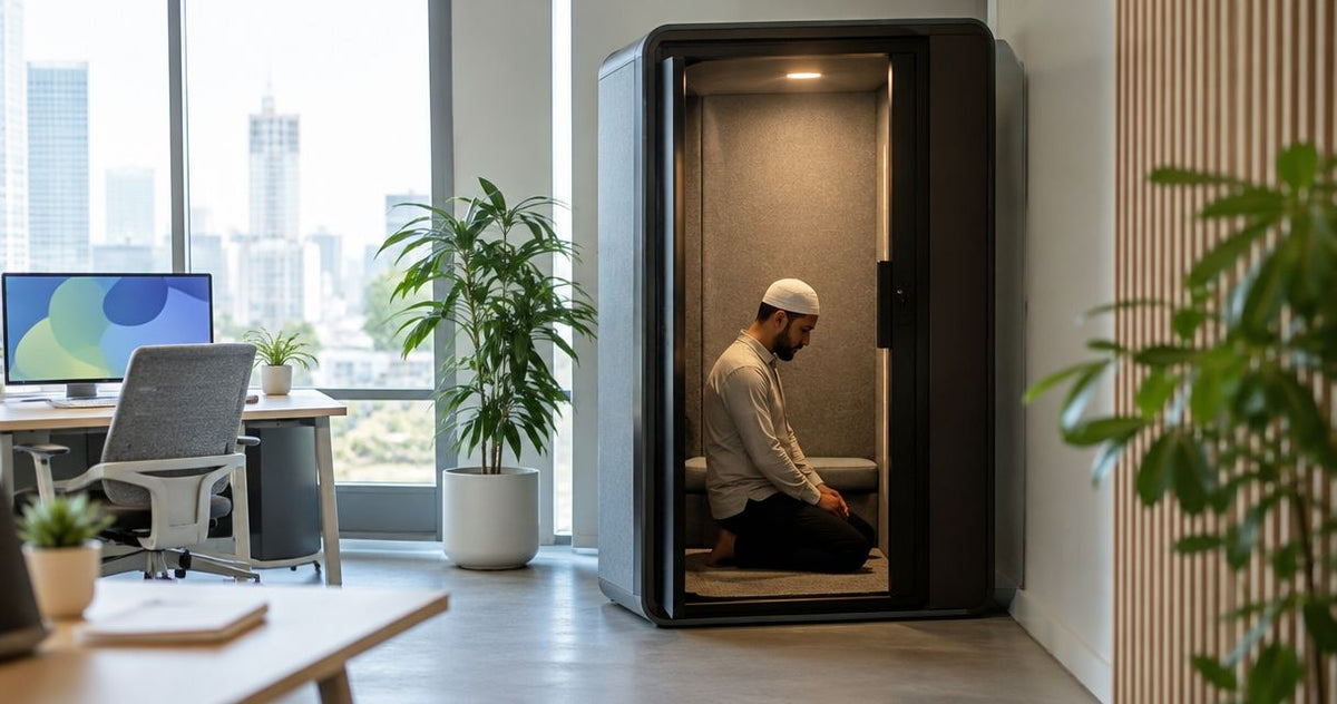 Can an office pod be used as a prayer or quiet room?