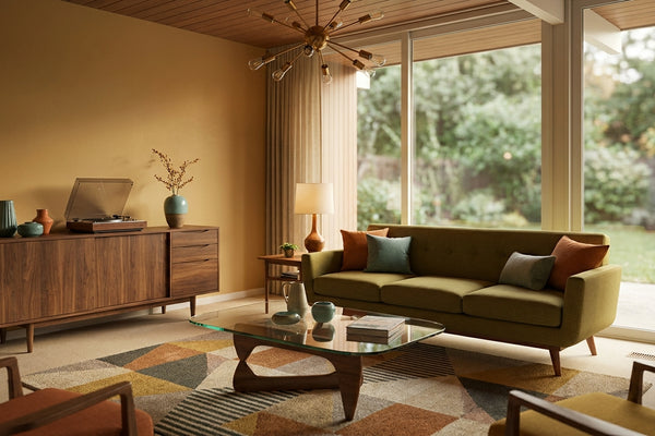 How to create a mid-century modern living room