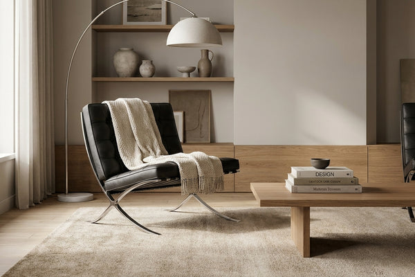 How to style a Barcelona chair in a living room