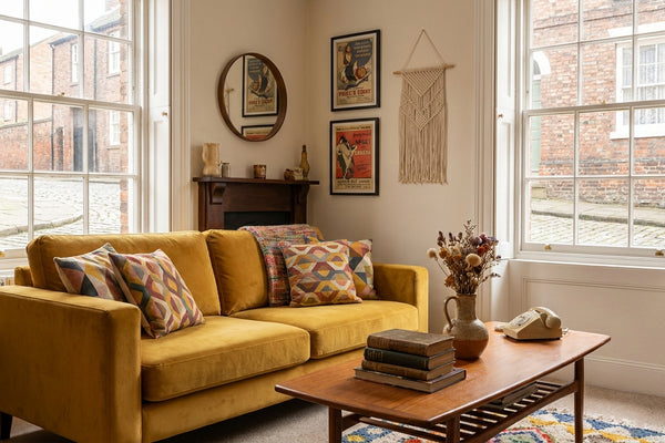 How to get a retro living room look for less