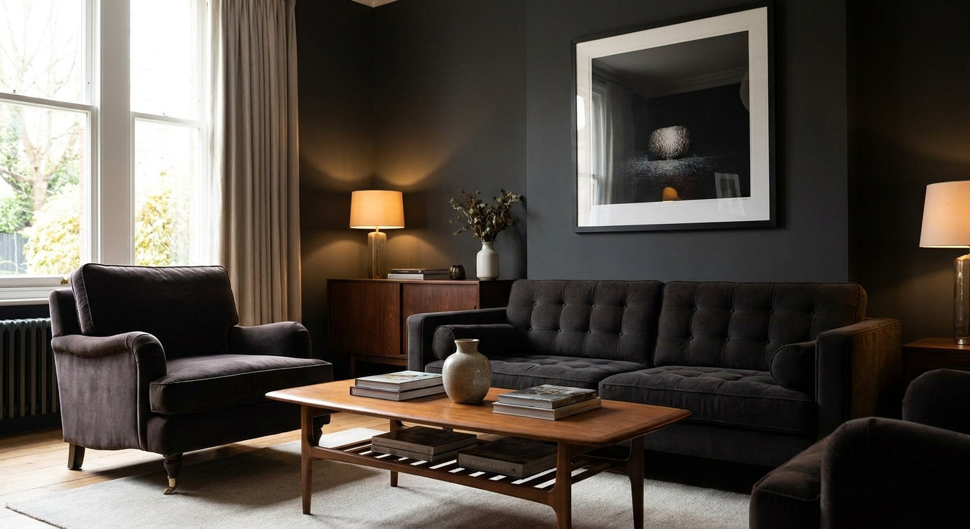Dark Living Room Replica Furniture UK: 2026 Guide