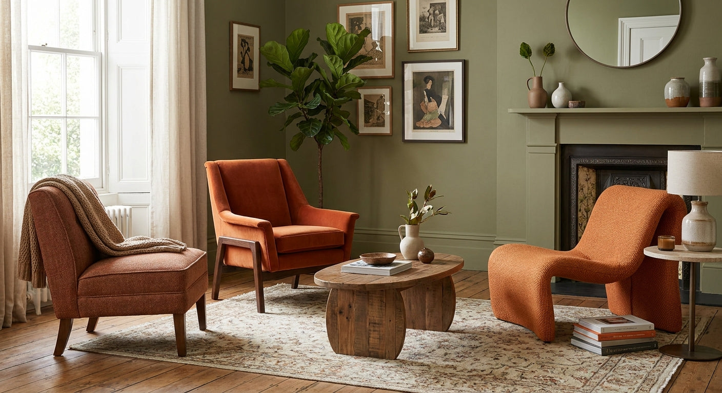 Best Orange Accent Chair UK 2026: Retro Picks Ranked