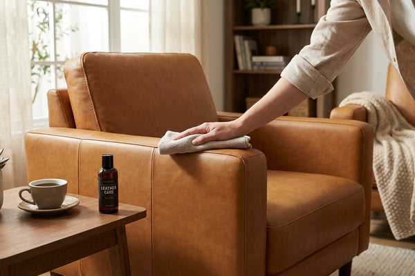 How to care for replica leather furniture at home