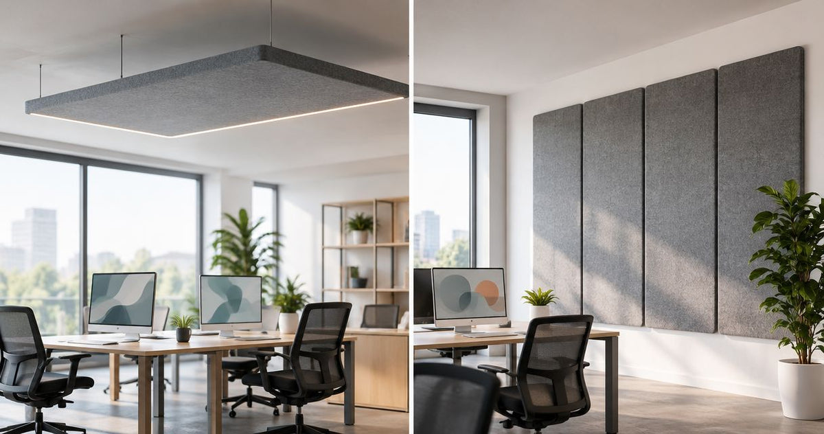 How to choose between a ceiling raft and a wall panel