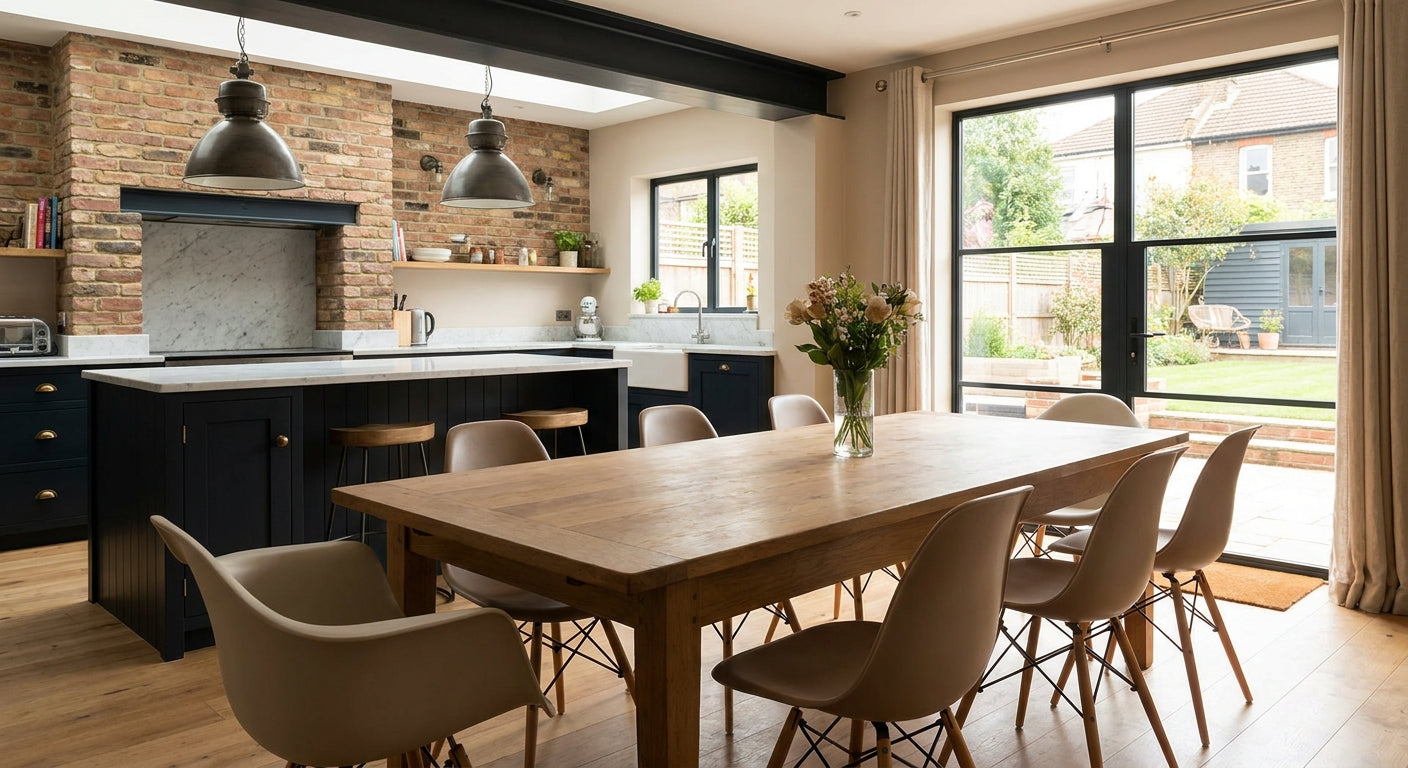Replica Furniture Open-Plan Kitchen Diners UK 2026