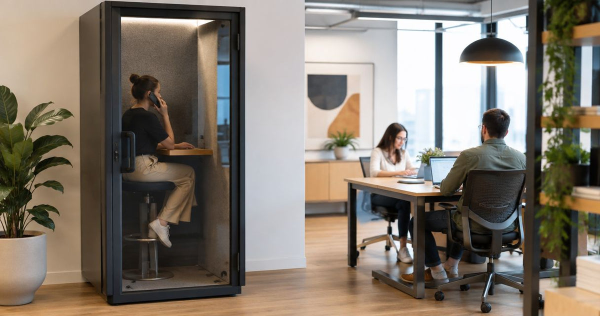 How many phone booths do you need per employee?