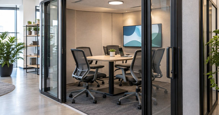 How to furnish an office meeting pod with ergonomic office chairs