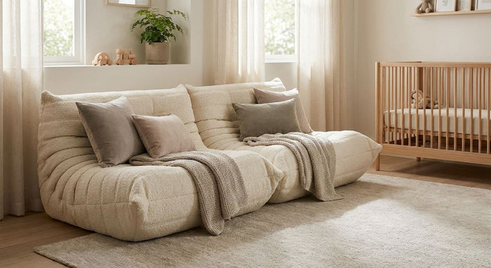 Togo Dupe for Nursery 2026: Best Easy-Clean Fabric Picks
