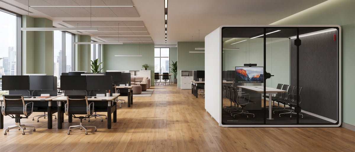 Quell Omni workspace furniture in the Clerkenwell, London showroom