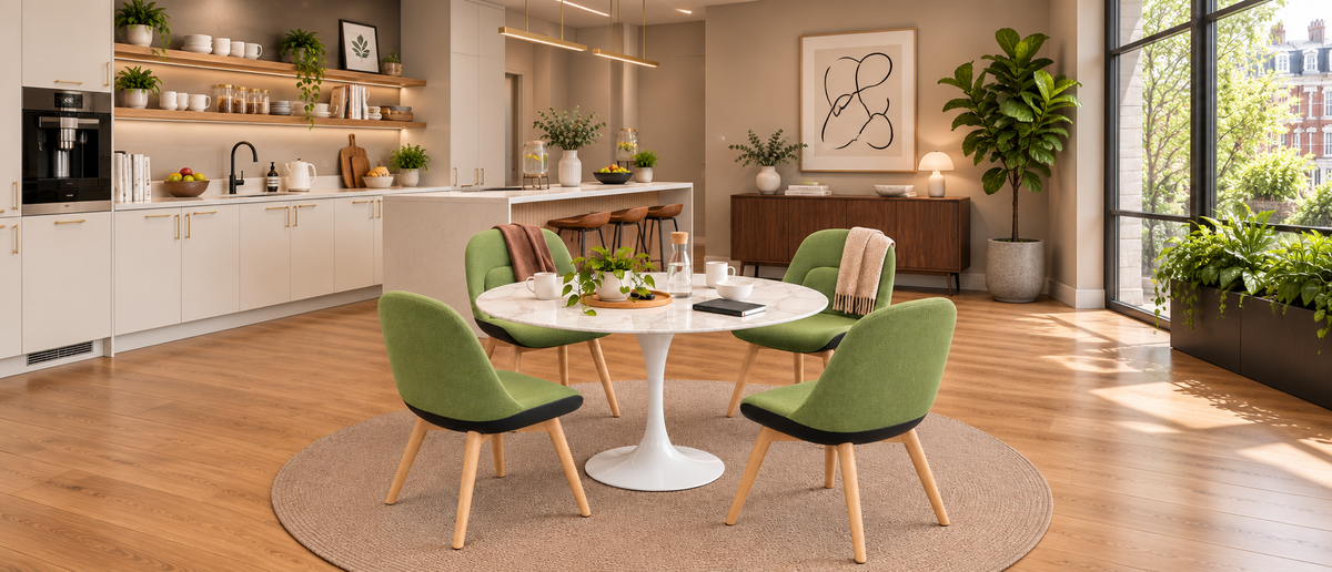 Quell Omni workspace furniture in the Clerkenwell, London showroom