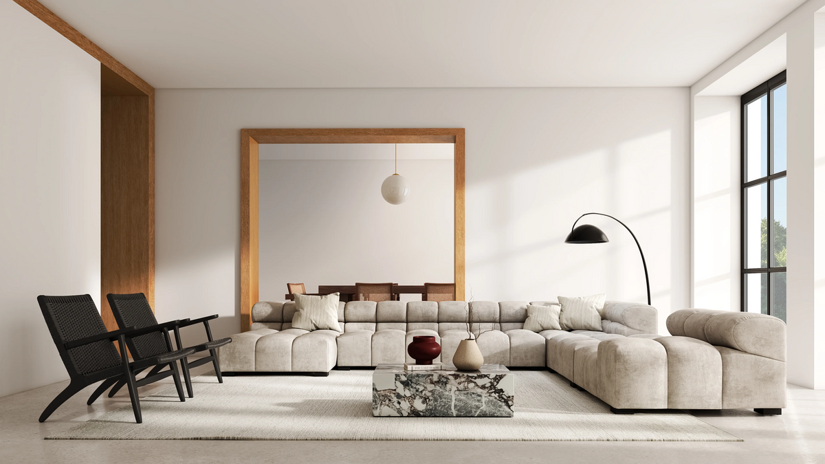 Quell Omni-kontormøbler i showroomet i Clerkenwell, London