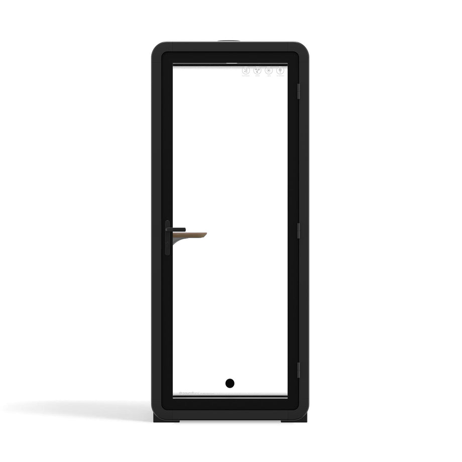 Office Pod Quell+ AcousticWooden / No Furniture / Dark Grey
