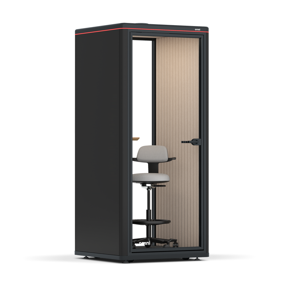 Omni One Prateleira de Dispositivo Estática / RAL Preto / #a18e7e