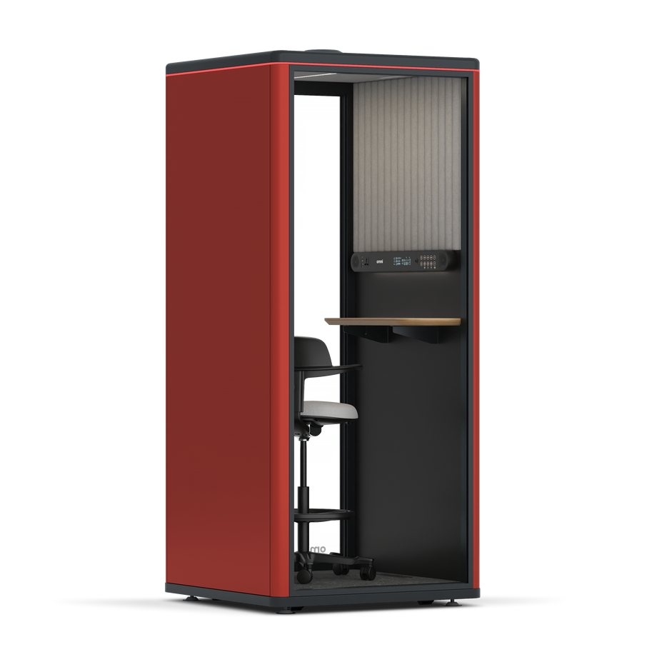 Omni One Prateleira de Dispositivo Estática / RAL Vermelho Tomate / #a49f98