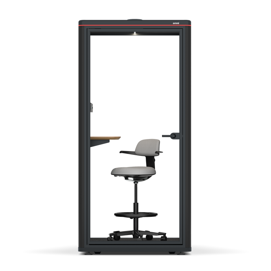 Omni One PlusAdjustable Device Shelf / RAL Black / #615f5d