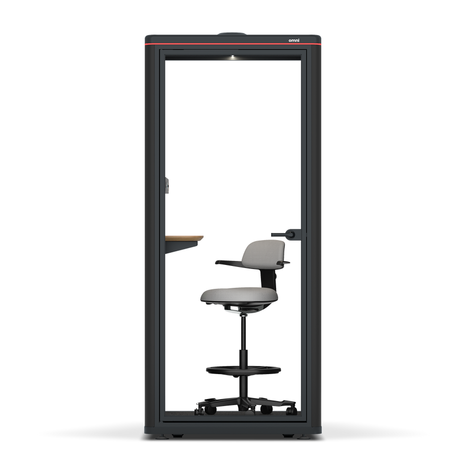 Omni One Prateleira de Dispositivo Ajustável / RAL Preto / #a18e7e