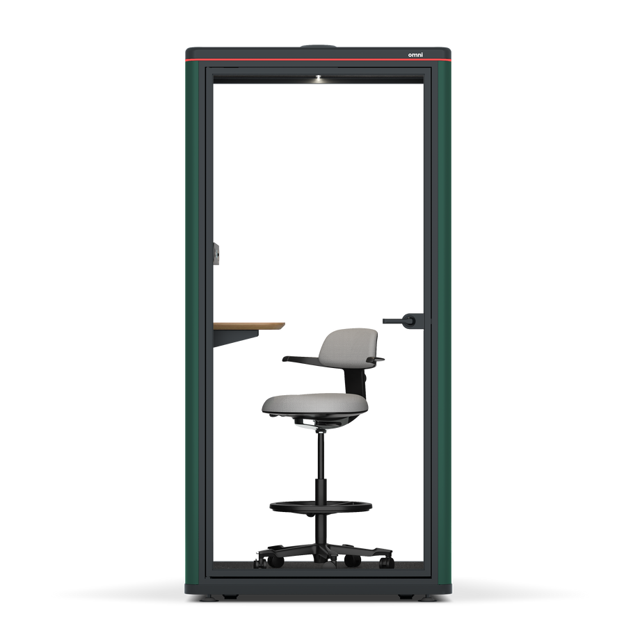 Omni One PlusAdjustable Device Shelf / RAL Moss Green / #a49f98