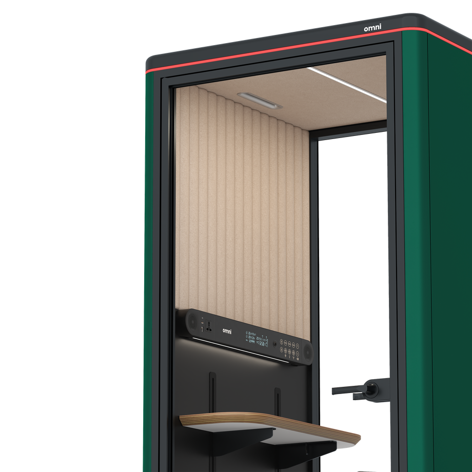 Omni One Prateleira de Dispositivo Ajustável / RAL Verde Musgo / #a18e7e