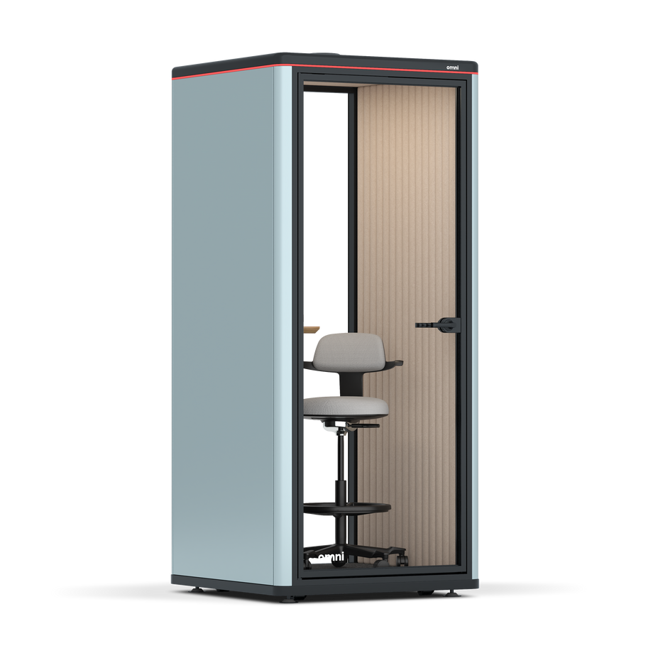 Omni One Prateleira de Dispositivo Ajustável / RAL Azul Cinza / #a18e7e