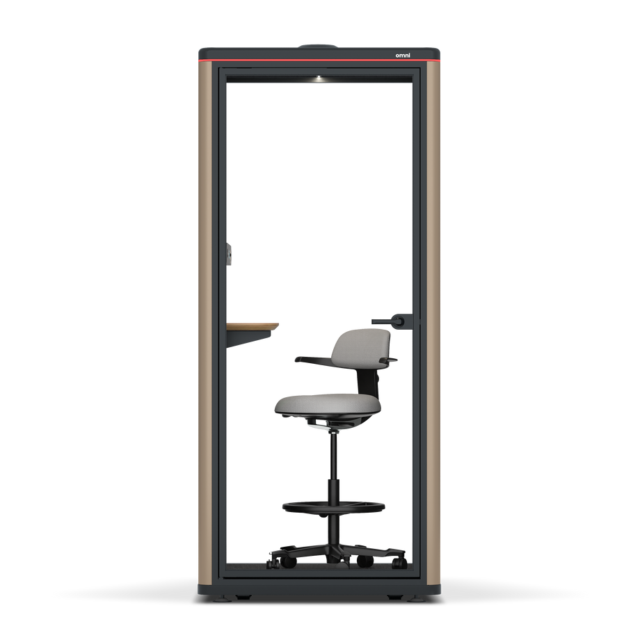 Omni One Prateleira de Dispositivo Ajustável / RAL Cinza Bege / #a18e7e