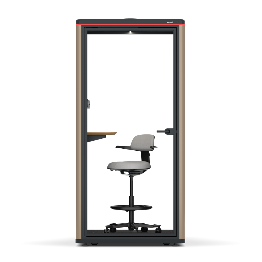 Omni One PlusAdjustable Device Shelf / RAL Grey Beige / #a18e7e
