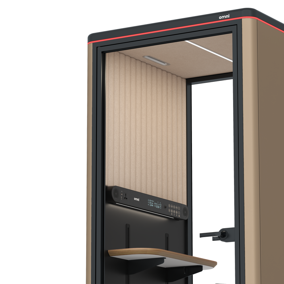 Omni One Prateleira de Dispositivo Ajustável / RAL Cinza Bege / #a18e7e