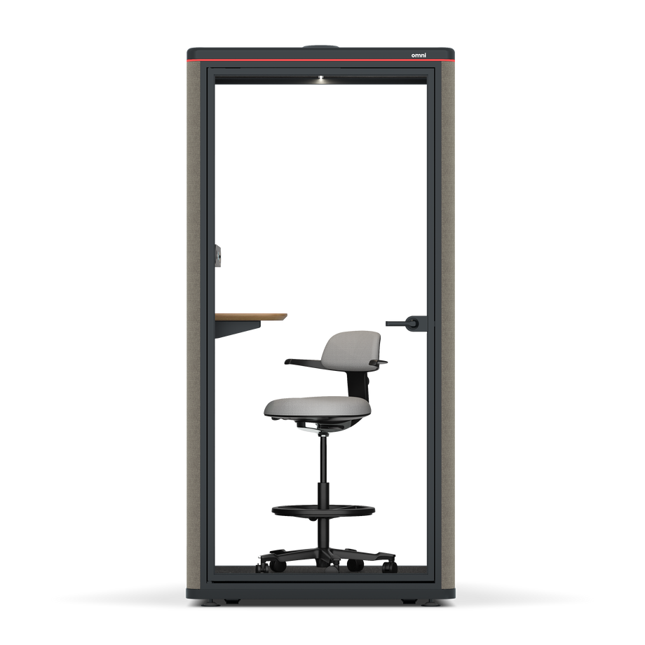 Omni One PlusAdjustable Device Shelf / Gabriel Medley Ocean Pebble / #a18e7e
