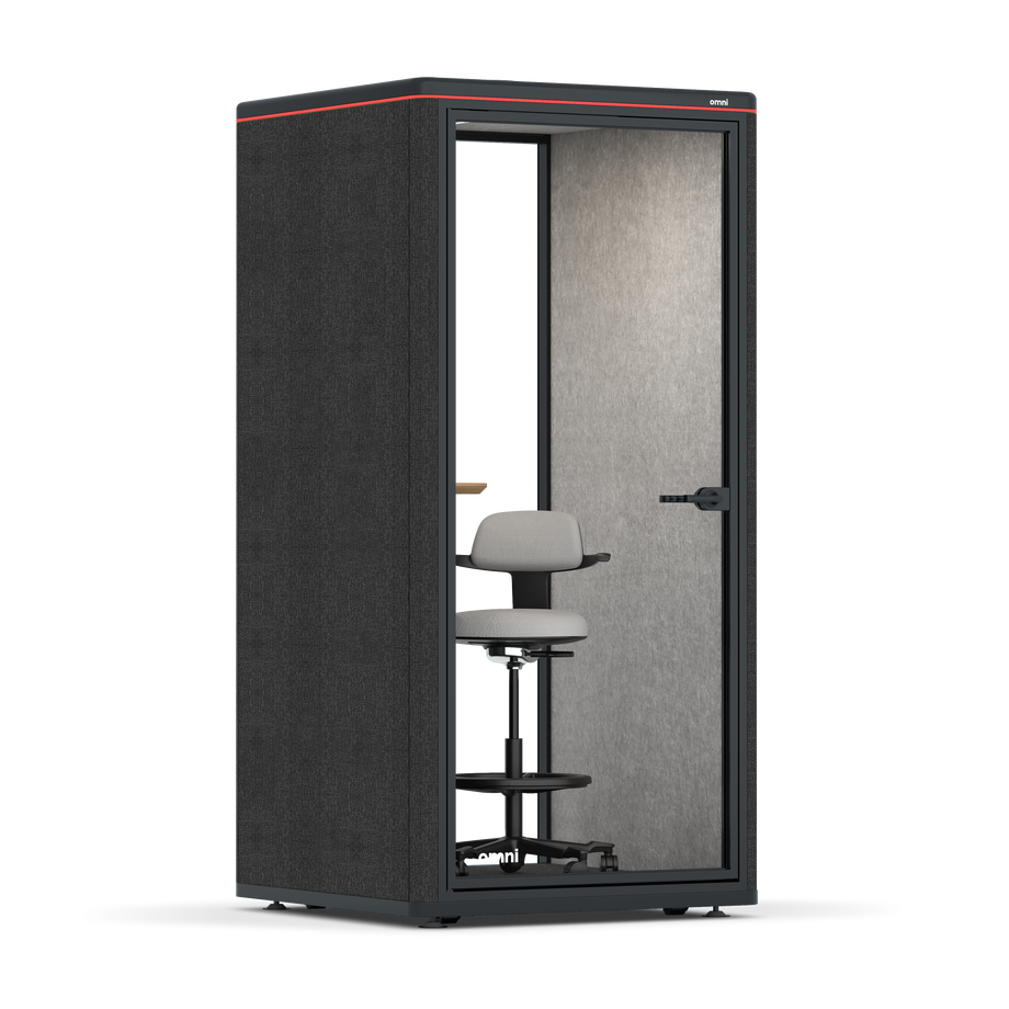 Omni One PlusAdjustable Device Shelf / Gabriel Medley Black / #615f5d