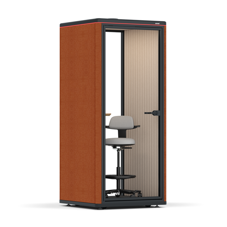 Omni One Prateleira de Dispositivo Ajustável / Laranja Sangrento / #a18e7e