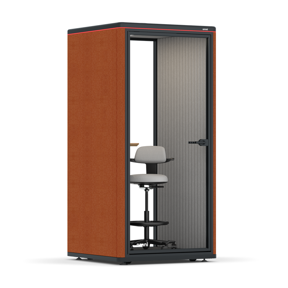 Omni One PlusAdjustable Device Shelf / Bloody Orange / #6d6c69