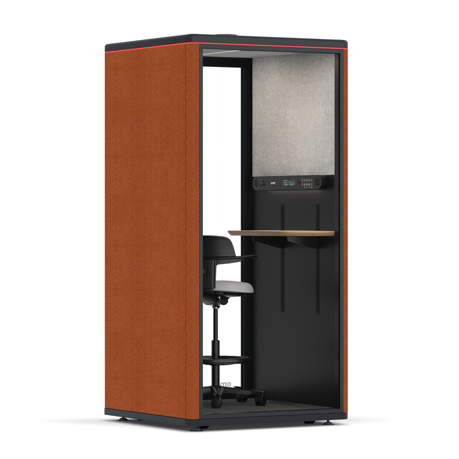 Omni One PlusAdjustable Device Shelf / Bloody Orange / #615f5d