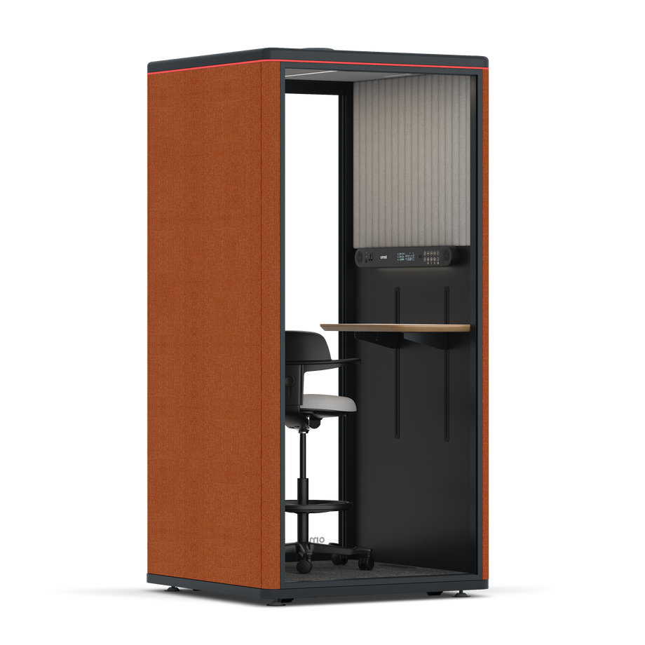 Omni One PlusAdjustable Device Shelf / Bloody Orange / #6d6c69