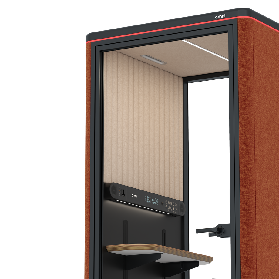 Omni One Prateleira de Dispositivo Ajustável / Laranja Sangrento / #a18e7e