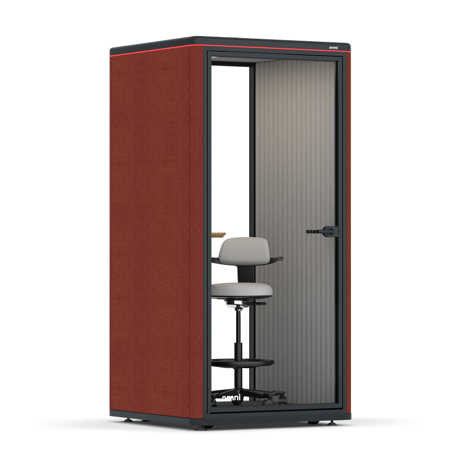 Omni One PlusAdjustable Device Shelf / Gabriel Medley Deep Rouge / #6d6c69