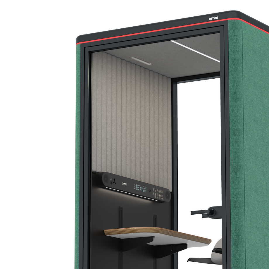 Omni One PlusAdjustable Device Shelf / Gabriel Medley Forest Green / #6d6c69