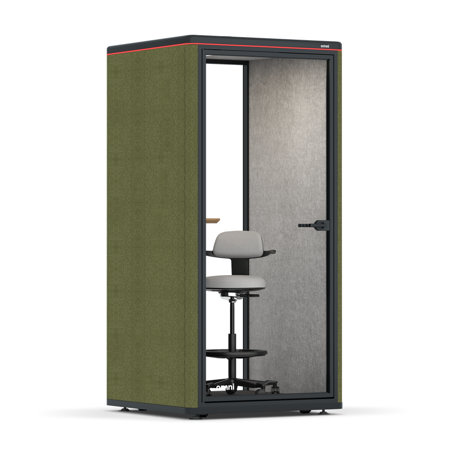 Omni One PlusAdjustable Device Shelf / Gabriel Medley Meadow Green / #615f5d