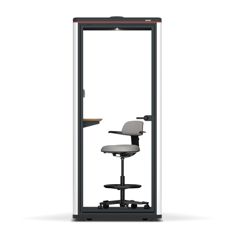 Omni One Prateleira de Dispositivo Ajustável / BrancoRAL Branco Puro / #a49f98