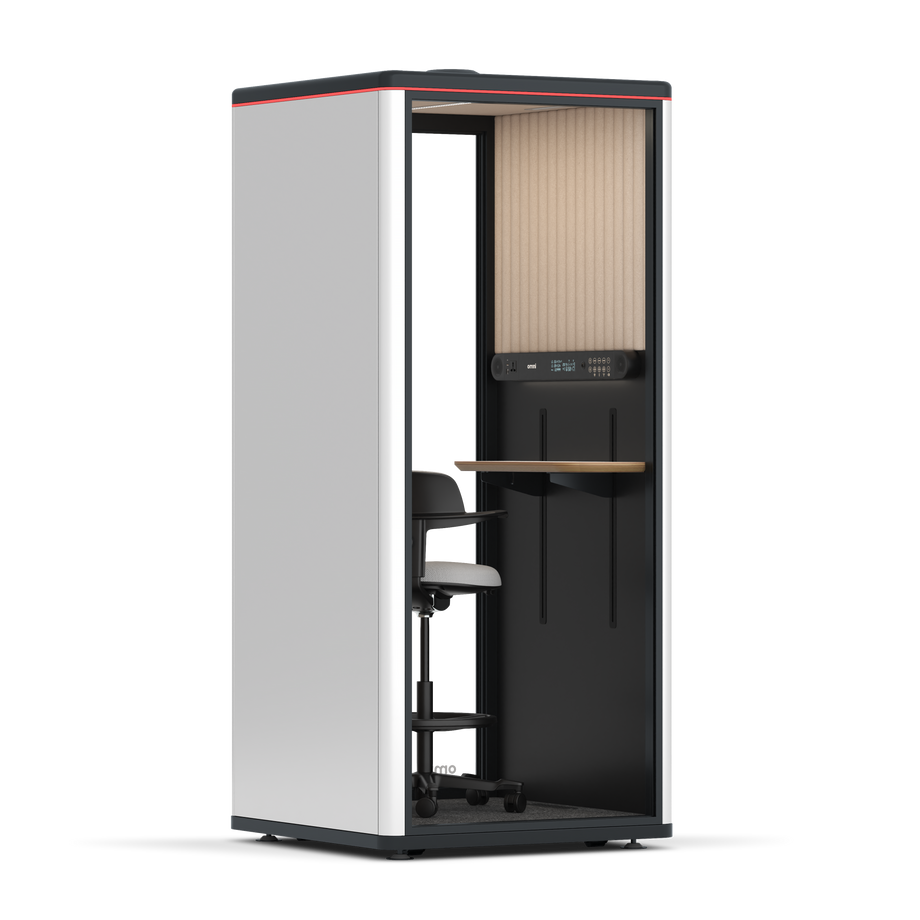 Omni One Prateleira de Dispositivo Ajustável / BrancoRAL Branco Puro / #a18e7e