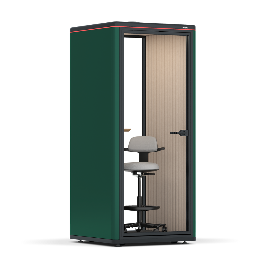 Omni One Prateleira de Dispositivo Estática / RAL Verde Musgo / #a18e7e