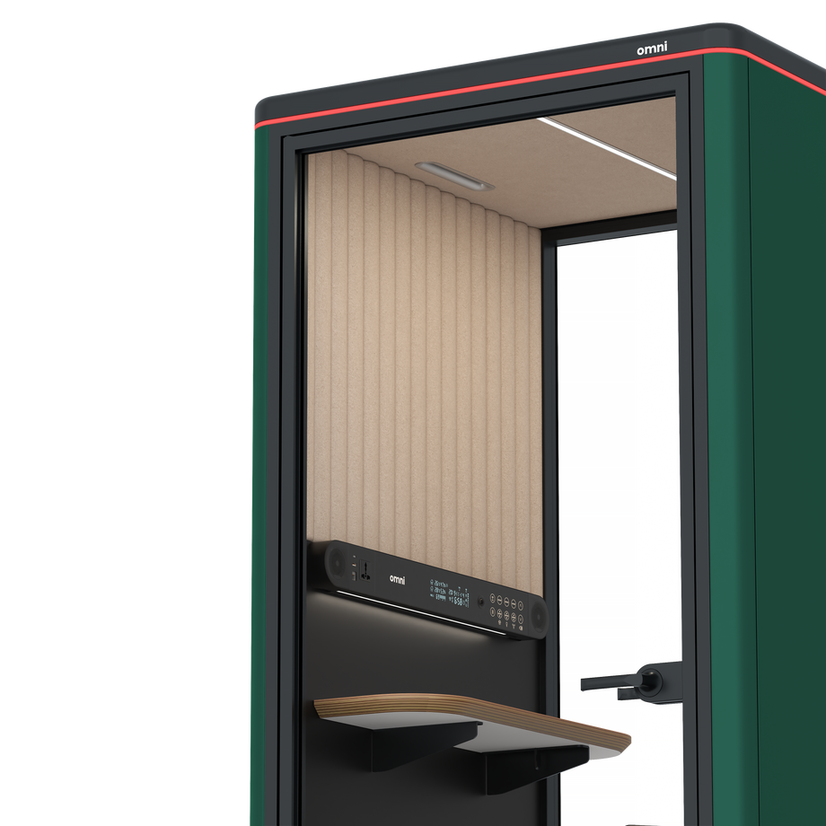 Omni One Prateleira de Dispositivo Estática / RAL Verde Musgo / #a18e7e