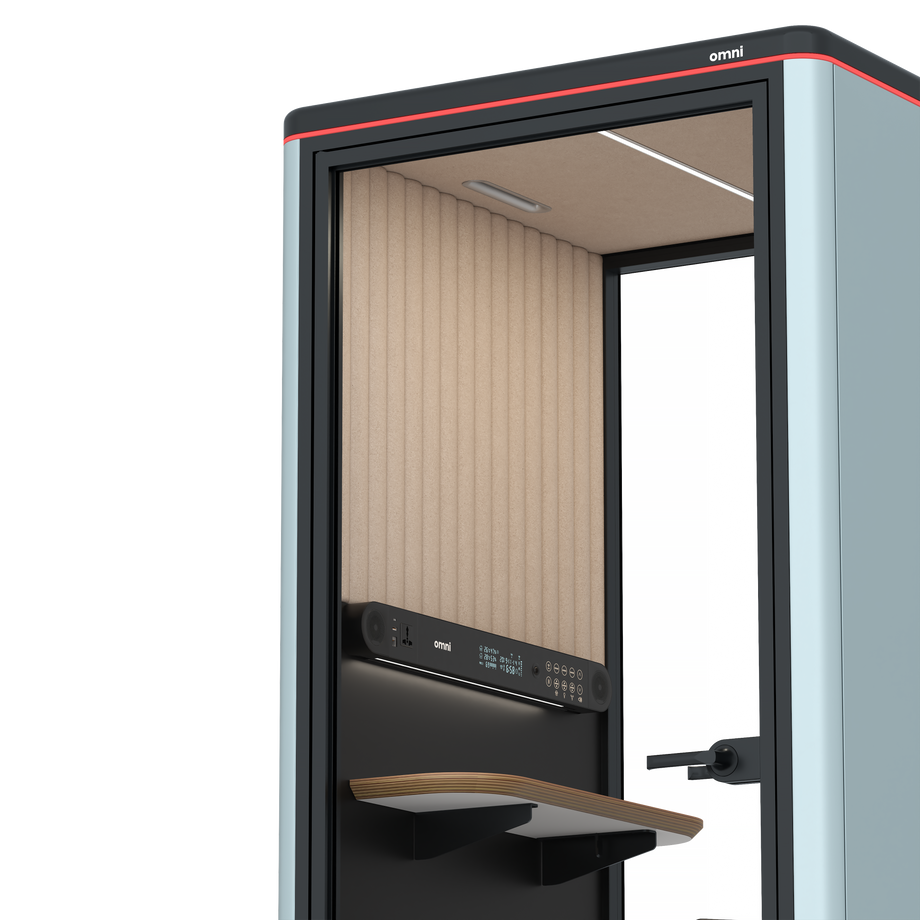Omni One Prateleira de Dispositivo Estática / RAL Azul Cinza / #a18e7e