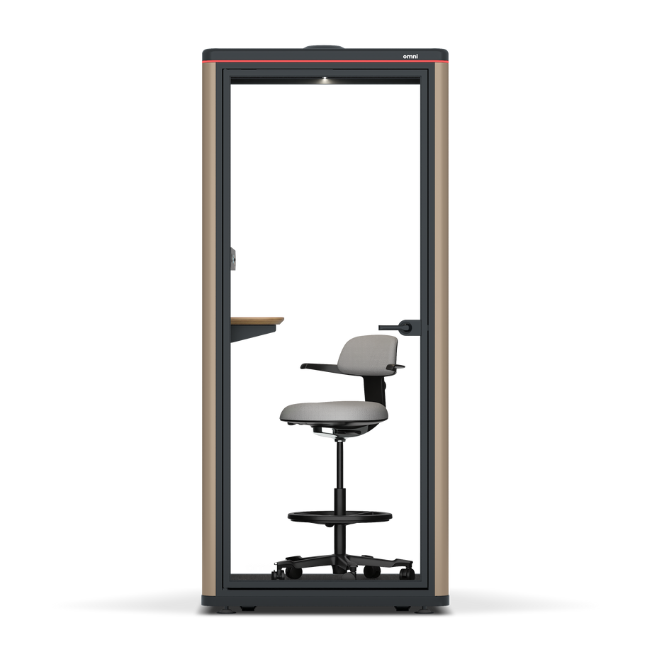 Omni One Prateleira de Dispositivo Estática / RAL Cinza Bege / #a18e7e