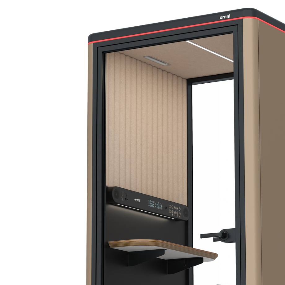 Omni One Prateleira de Dispositivo Estática / RAL Cinza Bege / #a18e7e