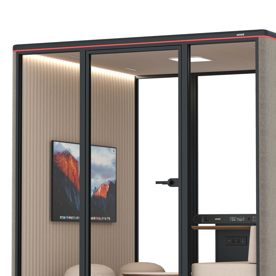 Omni Seis Lounge / Gabriel Medley Ocean Pebble / #a18e7e